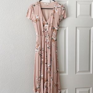 WAYF • Floral Midi Dress